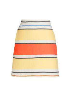 Sulmona Striped Mini Skirt商品第4张图片规格展示