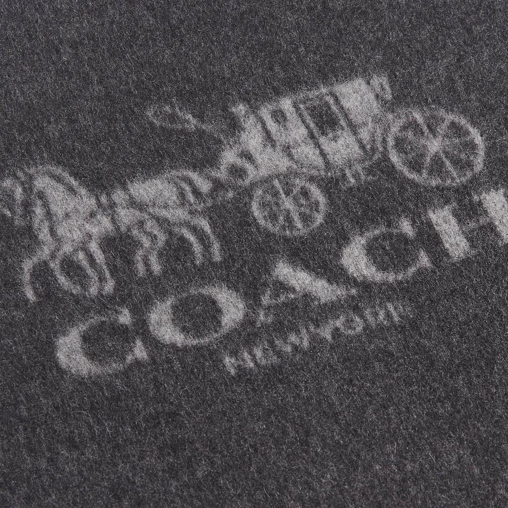 商品Coach|Coach Horse And Carriage Reversible Cashmere Muffler Scarf,价格¥2386,第3张图片详细描述
