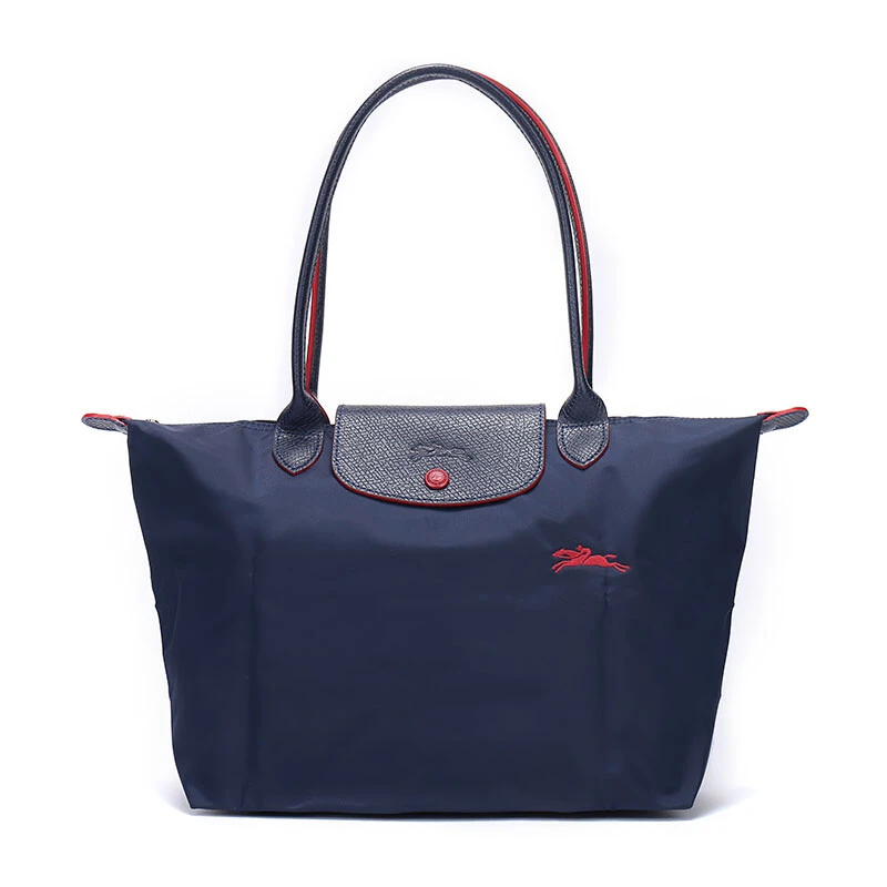 商品[国内直发] 【春节不打烊，国内现货速发】 Longchamp|珑骧女士LE PLIAGE系列L2605 619小号织物长柄可折叠手提单肩包饺子包70周年款27.5*24*14cm,价格¥702,第1张图片