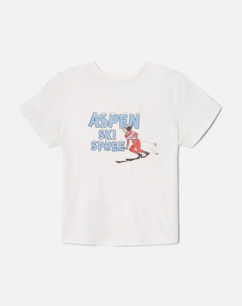 商品REDONE|Aspen Ski Spree Classic T-Shirt In White,价格¥848,第4张图片详细描述