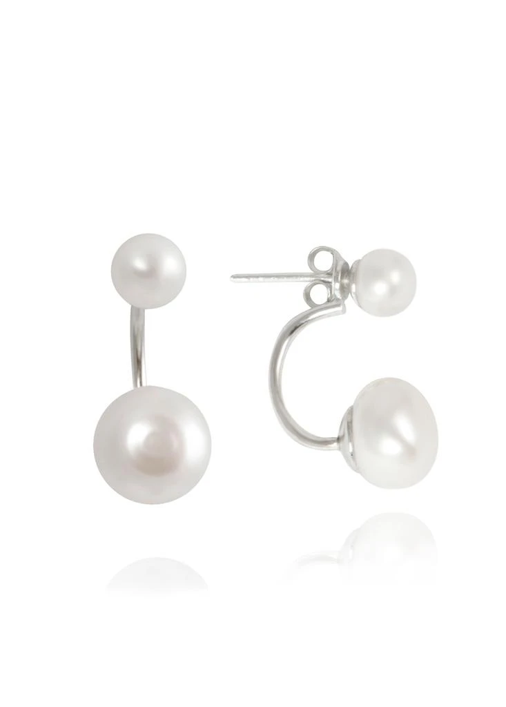 商品APPLES & FIGS|Pearl piercing sterling silver earrings,价格¥1775,第1张图片