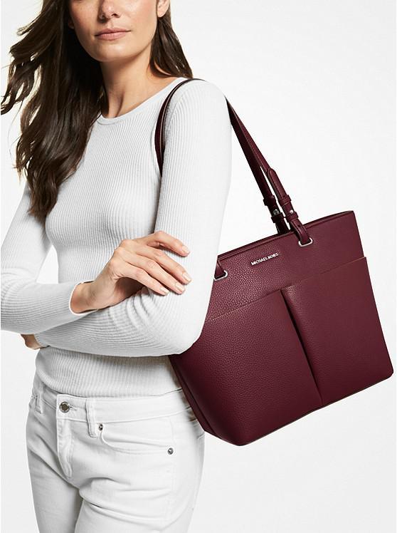 商品Michael Kors|Bedford Medium Faux Pebbled Leather Tote,价格¥1661,第5张图片详细描述