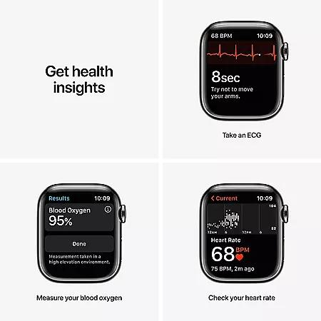 Apple Watch Series 7 Stainless Steel 41mm GPS + Cellular (Choose Color)商品第5张图片规格展示