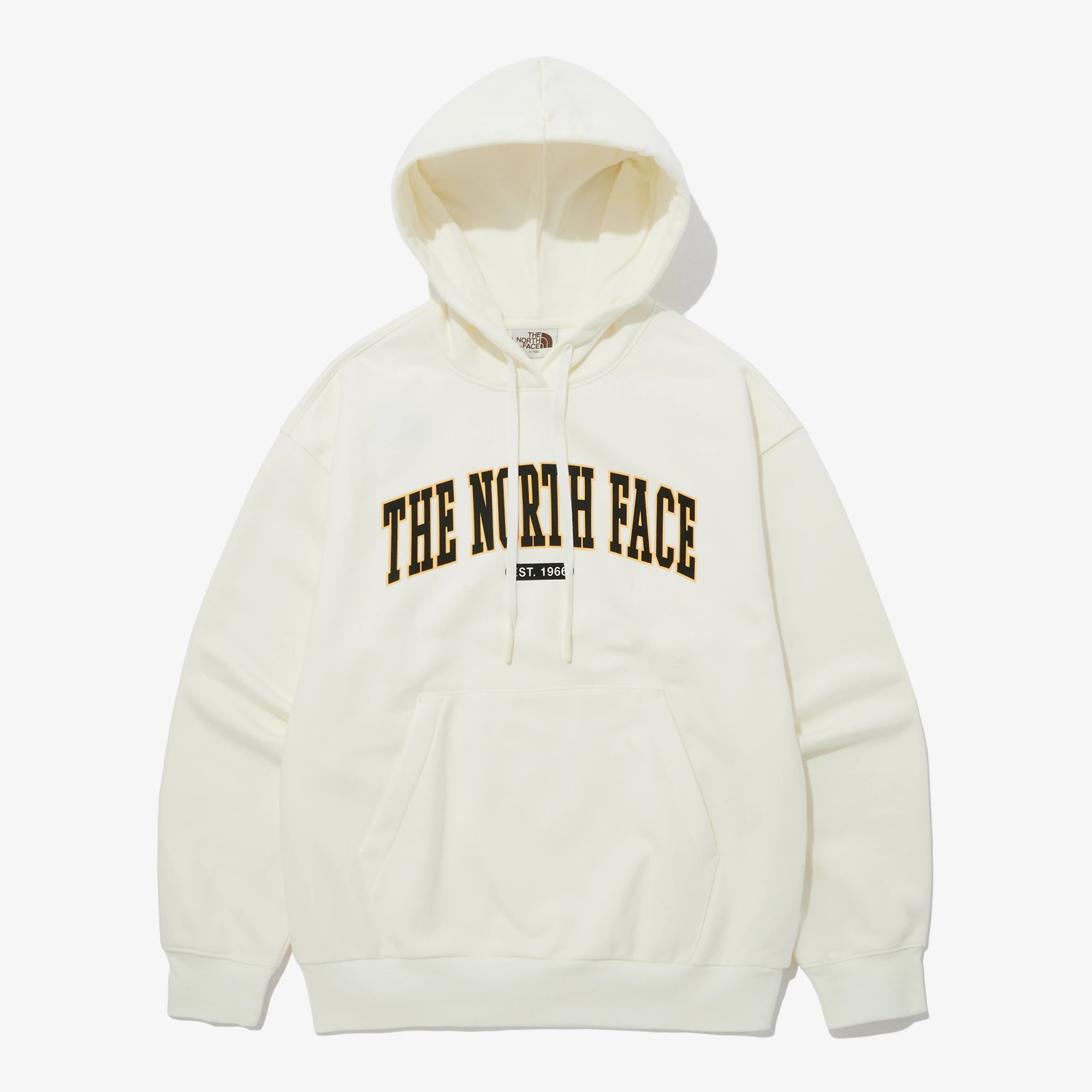 商品The North Face|【Brilliant|北面特惠】北面拱形徽标连帽套头衫 ARCH LOGO HOOD PULLOVER CREAM NM5PP50J,价格¥820,第1张图片