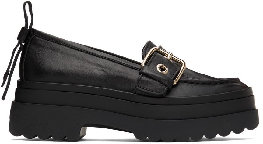 商品RED Valentino|Black Lambskin Loafers,价格¥4902,第1张图片