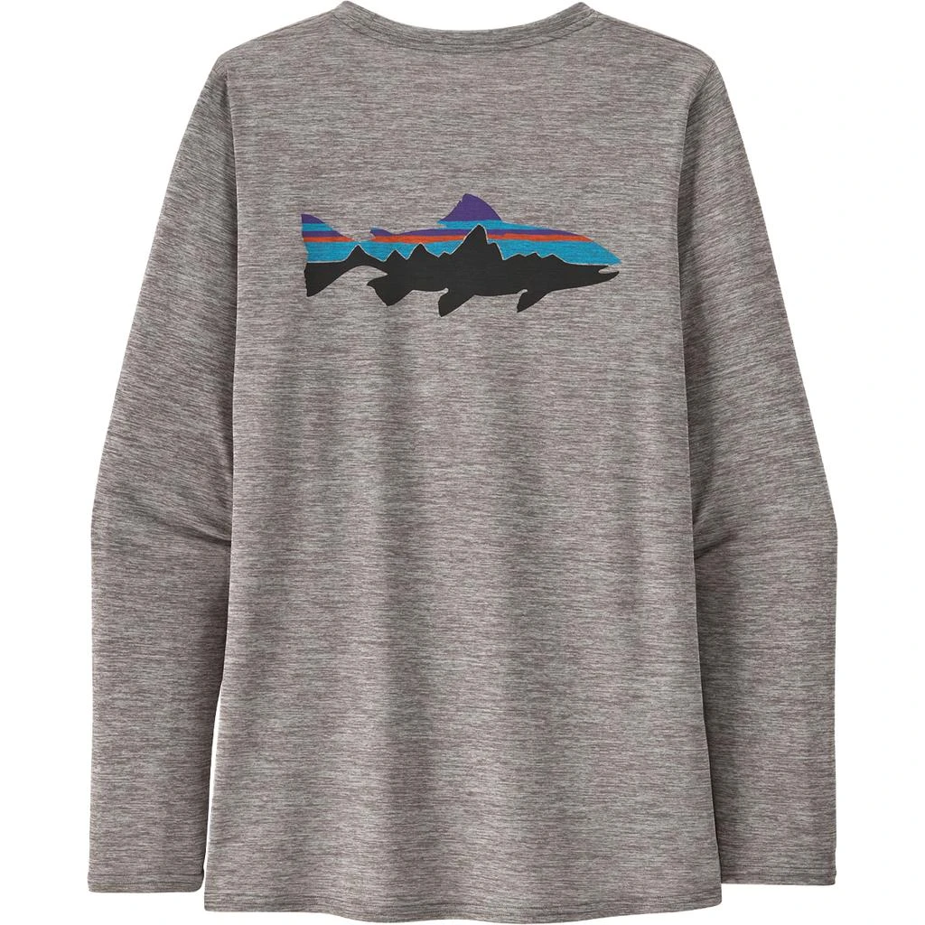 商品Patagonia|Women's Long Sleeved Capilene Cool Daily Graphic Shirt - Waters,价格¥363,第4张图片详细描述