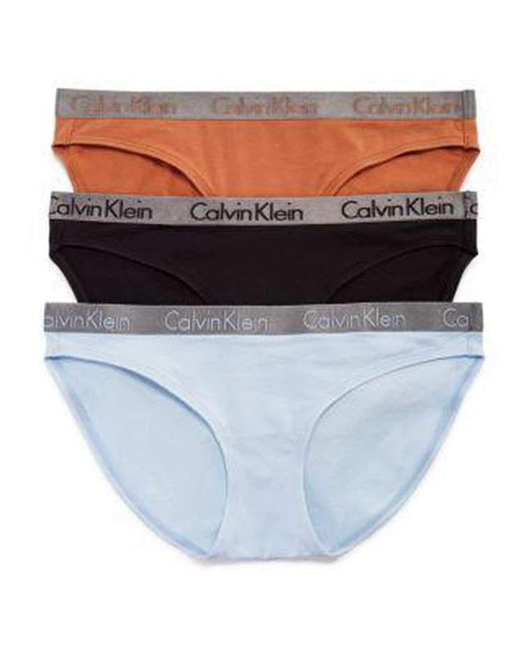 商品Calvin Klein|Radiant Cotton Bikinis, Set of 3,价格¥250,第1张图片