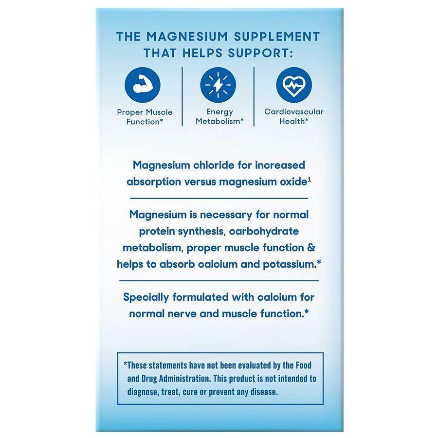 Muscle + Heart Magnesium Chloride with Calcium Supplement 商品