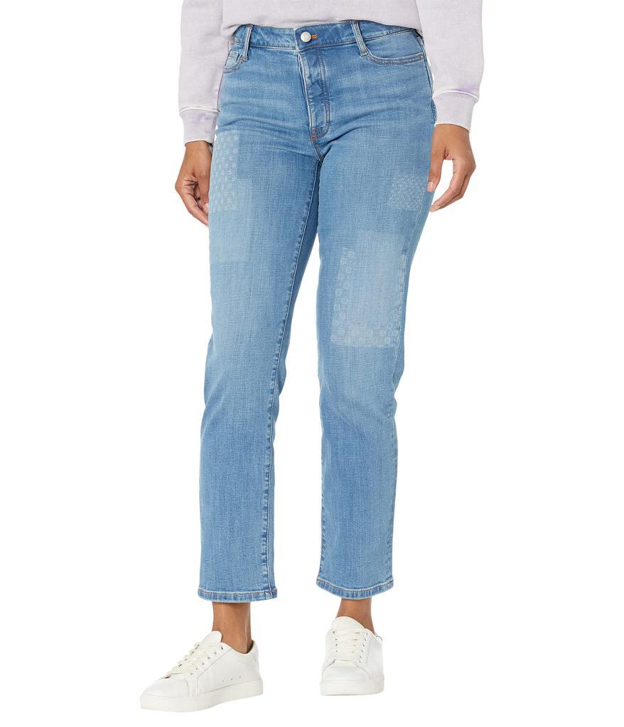 商品Tommy Hilfiger|Julie Patchwork Jeans with Magnetic Fly in Light Wash,价格¥321,第1张图片