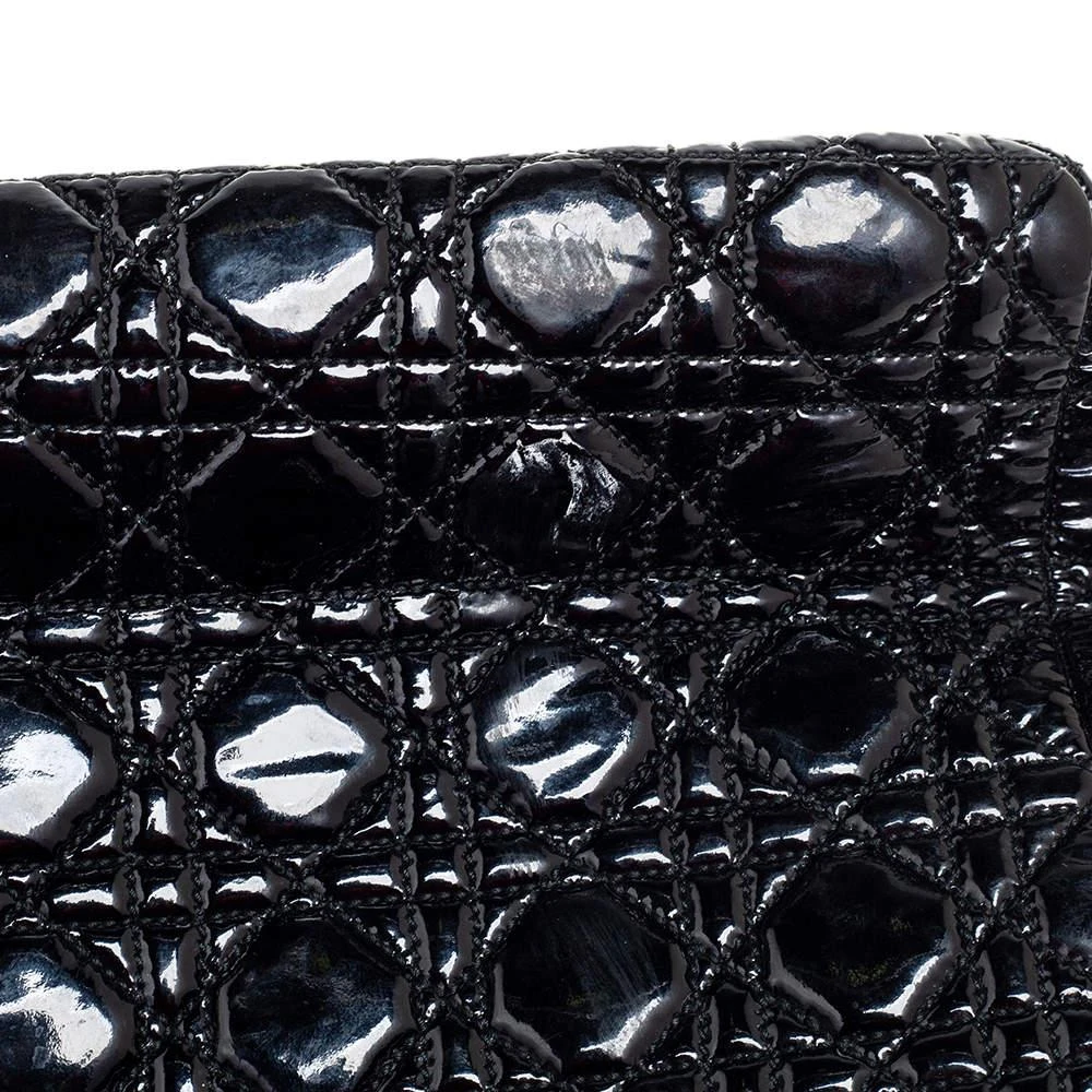 Dior Black Cannage Patent Leather Chain Tote 商品