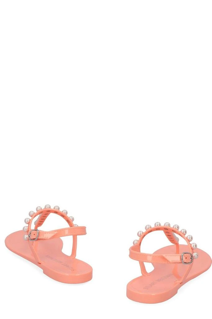 商品Stuart Weitzman|Stuart Weitzman Goldie Jelly Embellished Thong Sandals,价格¥632,第3张图片详细描述