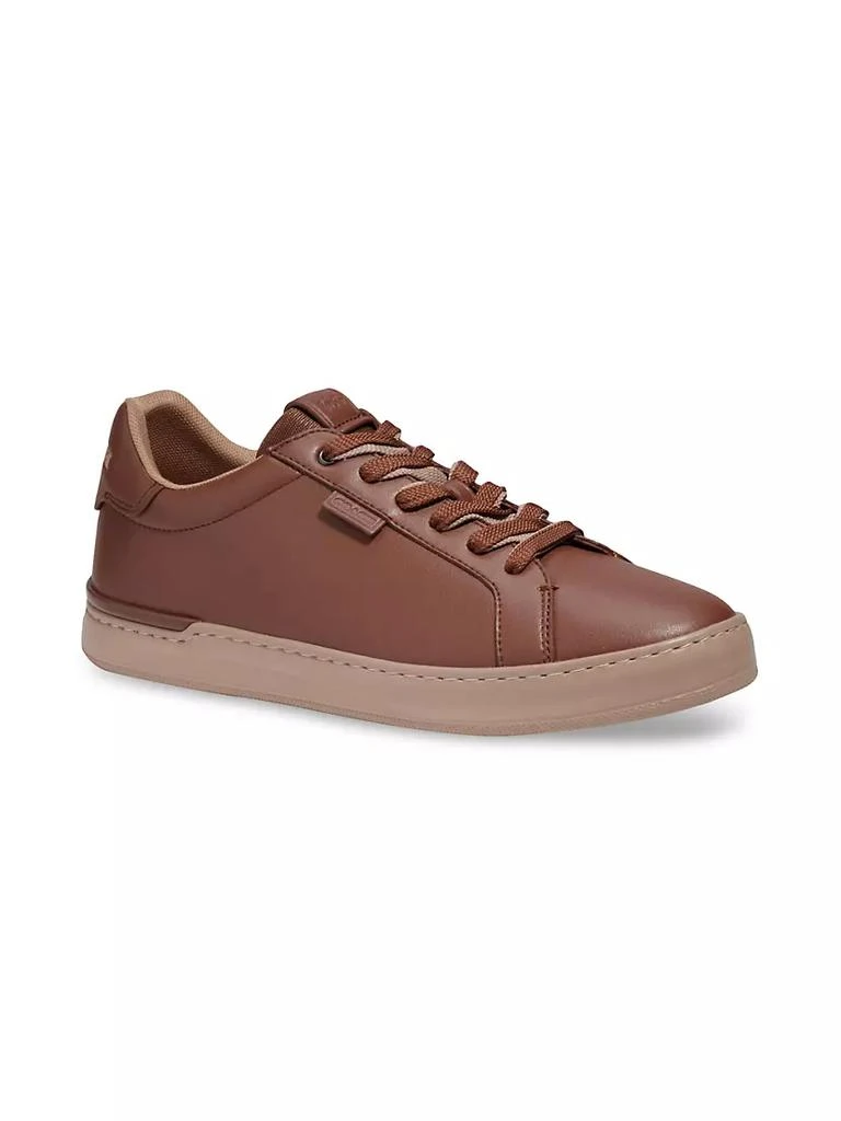 商品Coach|Lowline Lowline Leather Low-Top Sneakers,价格¥868,第2张图片详细描述