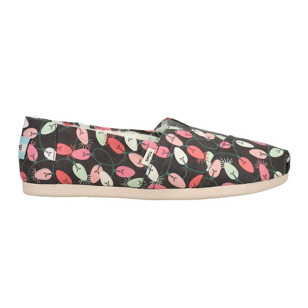 商品TOMS|Alpargata Christmas Lights Cozy Slip On Flats,价格¥189,第1张图片