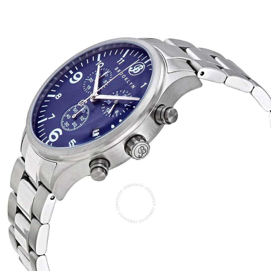商品Brooklyn Watch Co.|Bedford Brownstone II Quartz Blue Dial Men's Watch 308-BLU-2,价格¥590,第2张图片详细描述