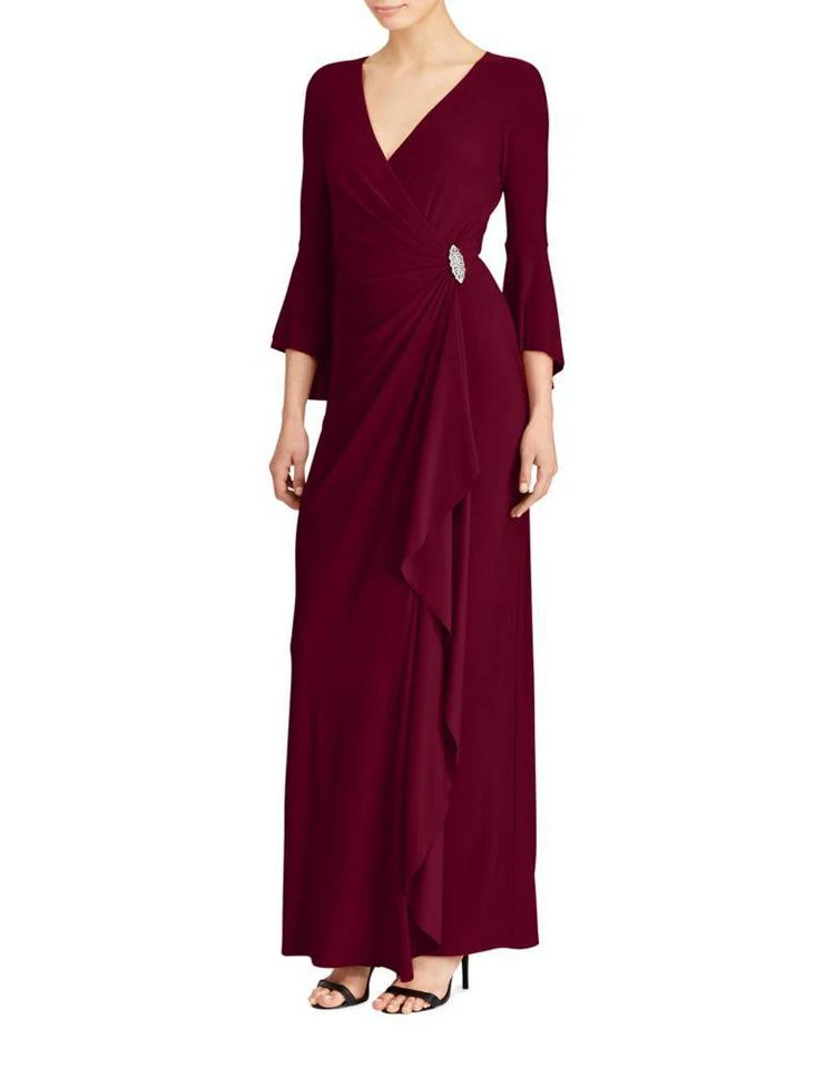 商品Ralph Lauren|Pull-On Bell Sleeve Gown,价格¥1016,第1张图片