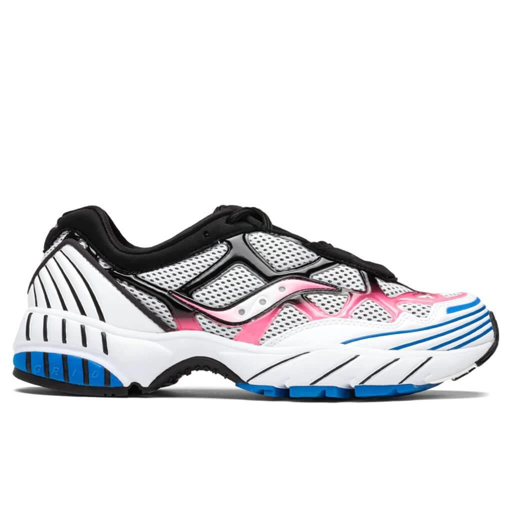 商品Saucony|Saucony Grid Web - White/Pink/Blue,价格¥644,第1张图片