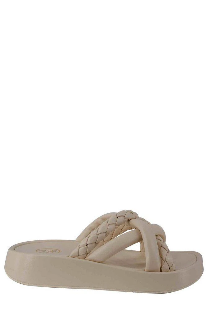 商品Ash|Ash Vanessa Braided Strap Open Toe Slides,价格¥1465,第1张图片