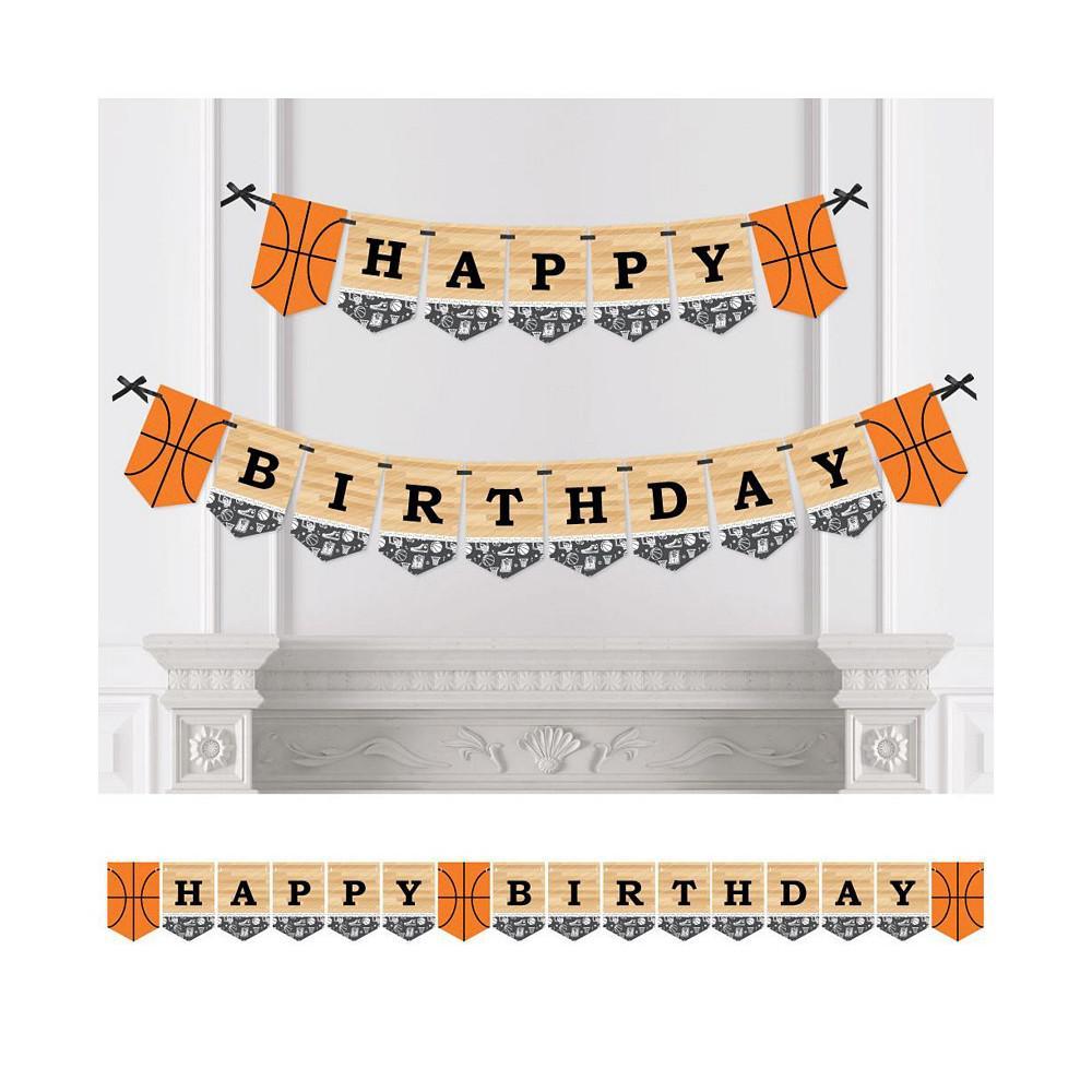 商品Big Dot of Happiness|Nothin' but Net - Basketball - Birthday Party Bunting Banner - Sports Party Decorations - Happy Birthday,价格¥148,第1张图片