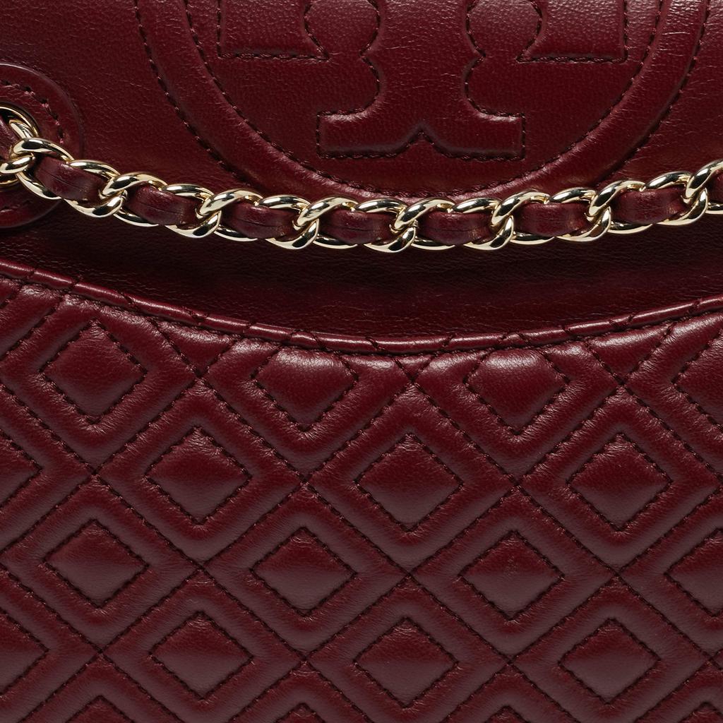 商品[二手商品] Tory Burch|Tory Burch Red Leather Medium Fleming Shoulder Bag,价格¥2396,第7张图片详细描述