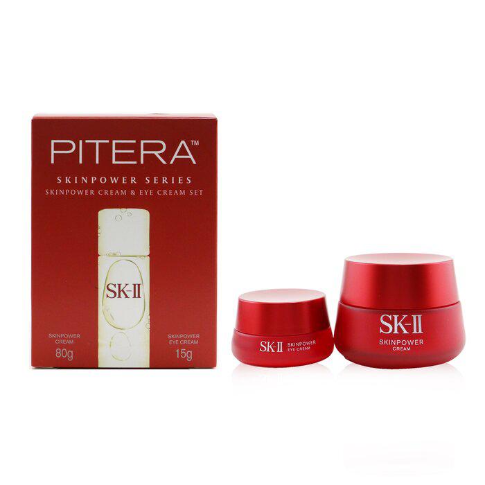 SK II 赋能焕采套装：面霜 80g + 眼霜 15g 2pcs商品第2张图片规格展示