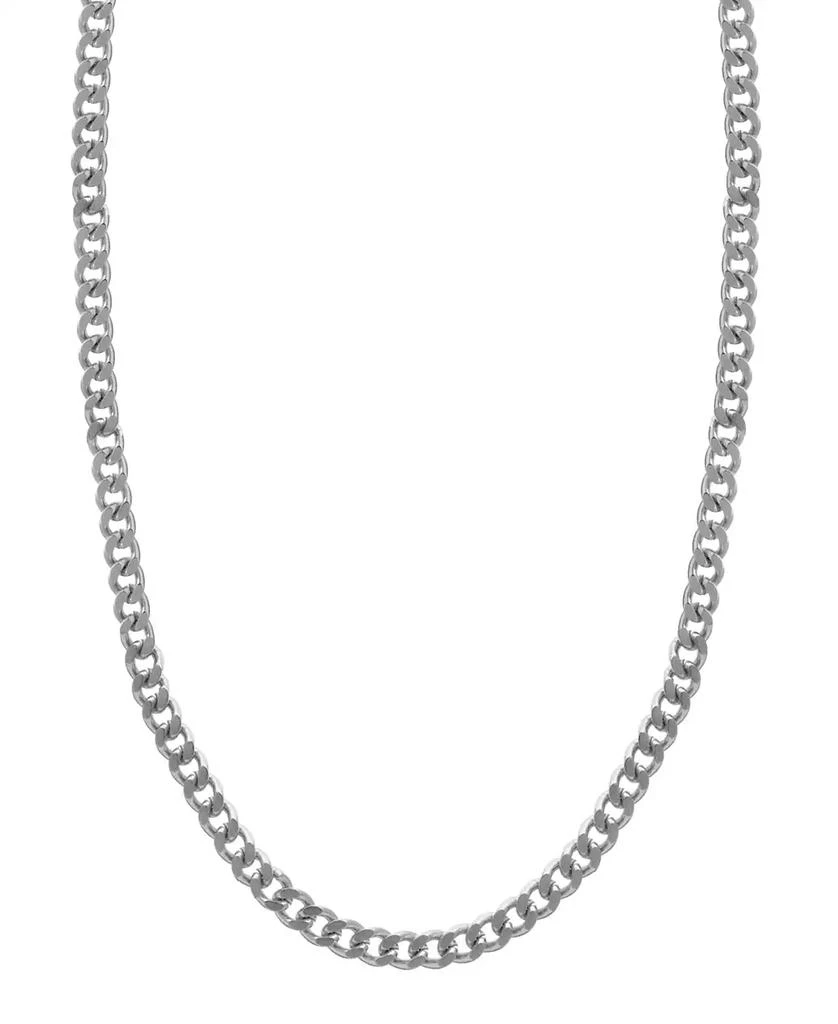 商品Essentials|Curb Chain Necklace, Gold Plate and Silver Plate 24",价格¥457,第1张图片