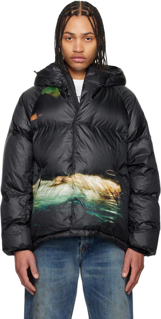 SSENSE Exklusive schwarze Daunenjacke UC2E9204 image 2