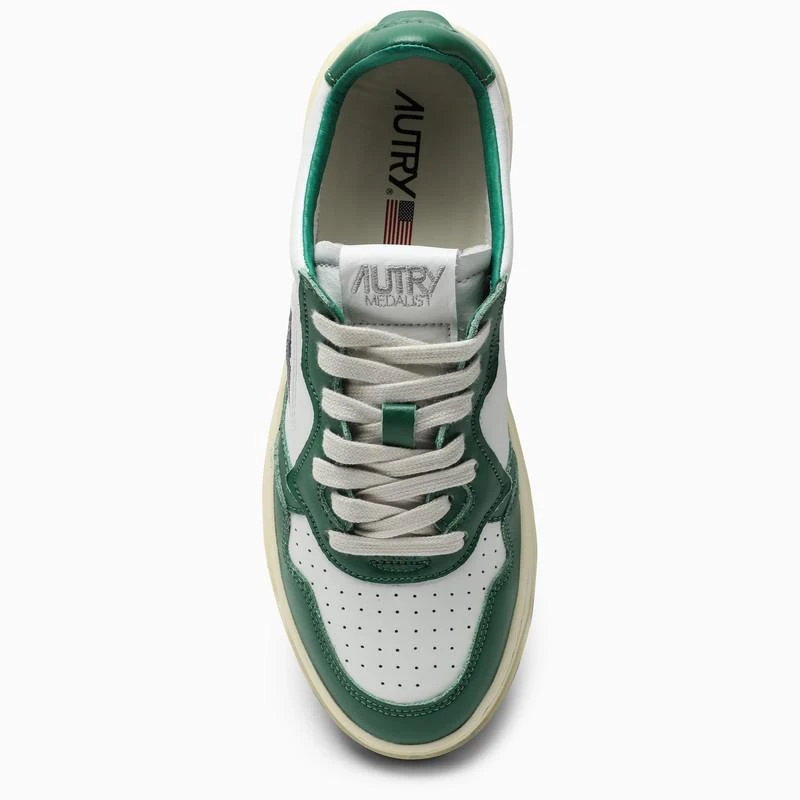 商品Autry|Medalist white/green trainer,价格¥1368,第3张图片详细描述