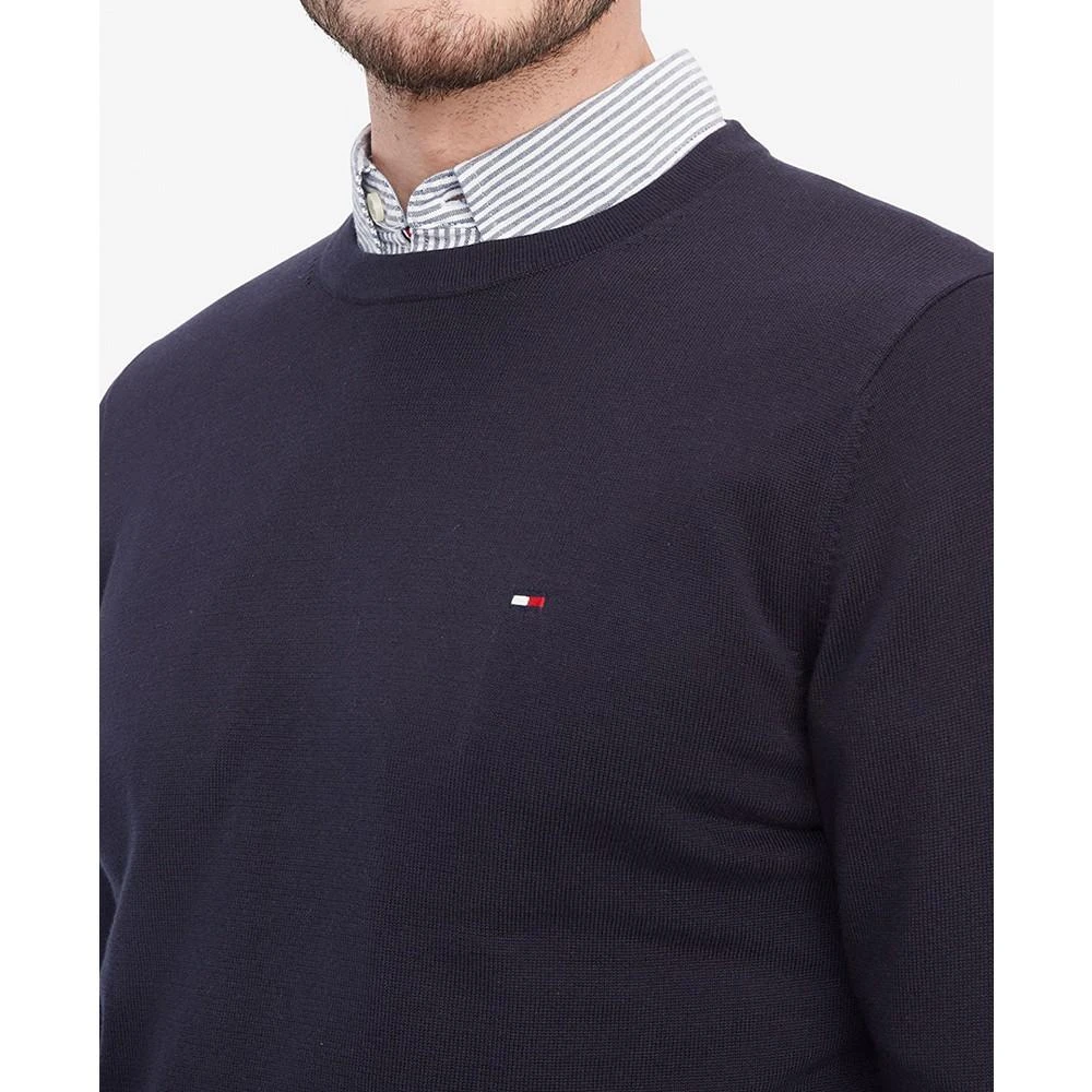 商品Tommy Hilfiger|纯棉圆领针织衫,价格¥309,第3张图片详细描述