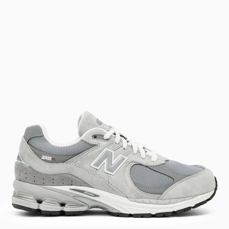 商品New Balance|Low 2002R grey leather trainer,价格¥957,第1张图片