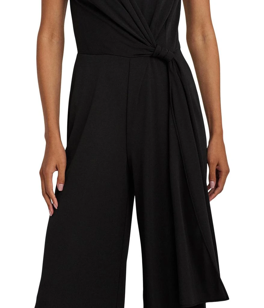 商品Ralph Lauren|Tie-Front Jersey Wide-Leg Jumpsuit,价格¥1682,第3张图片详细描述