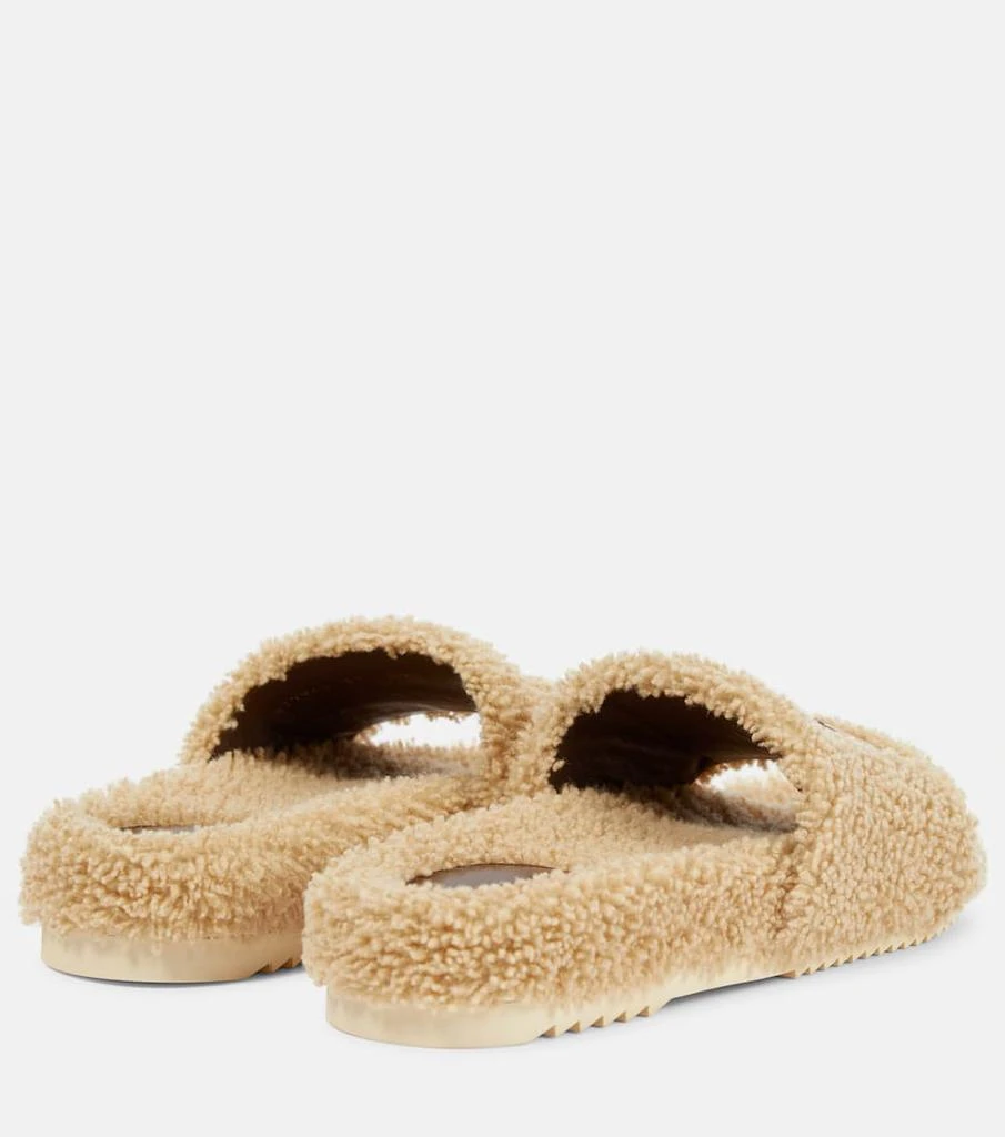 商品Gucci|x The North Face shearling slides,价格¥6182,第3张图片详细描述