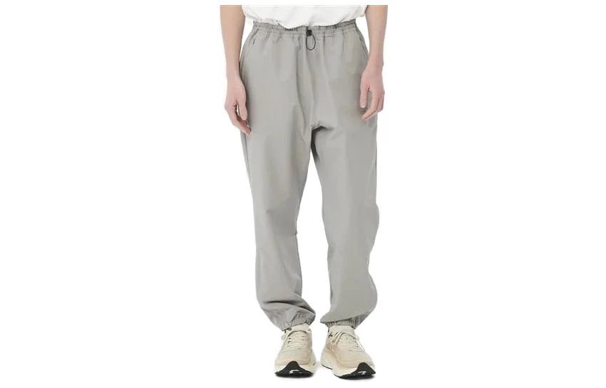 商品[国内直发] New Balance|纯色松紧系带束脚运动裤 男款 灰色,价格¥593,第1张图片