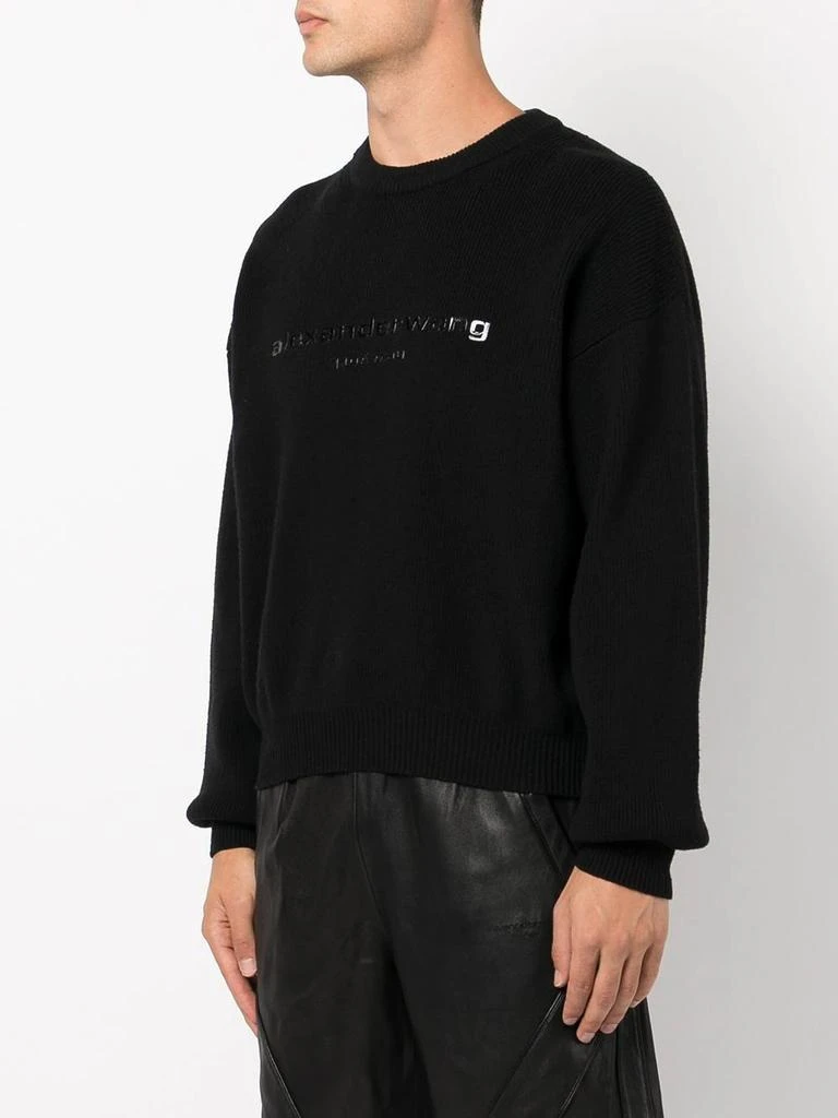 商品Alexander Wang|ALEXANDER WANG WOMEN PULLOVER WITH TPU LOGO PRINT,价格¥3412,第1张图片