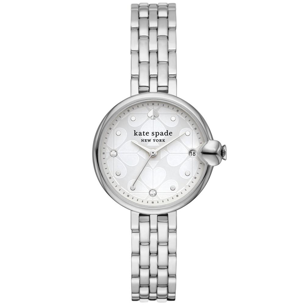 Women's Chelsea Park Three-Hand Date Silver-Tone Stainless Steel Mesh Bracelet Watch, 32mm商品第1张图片规格展示
