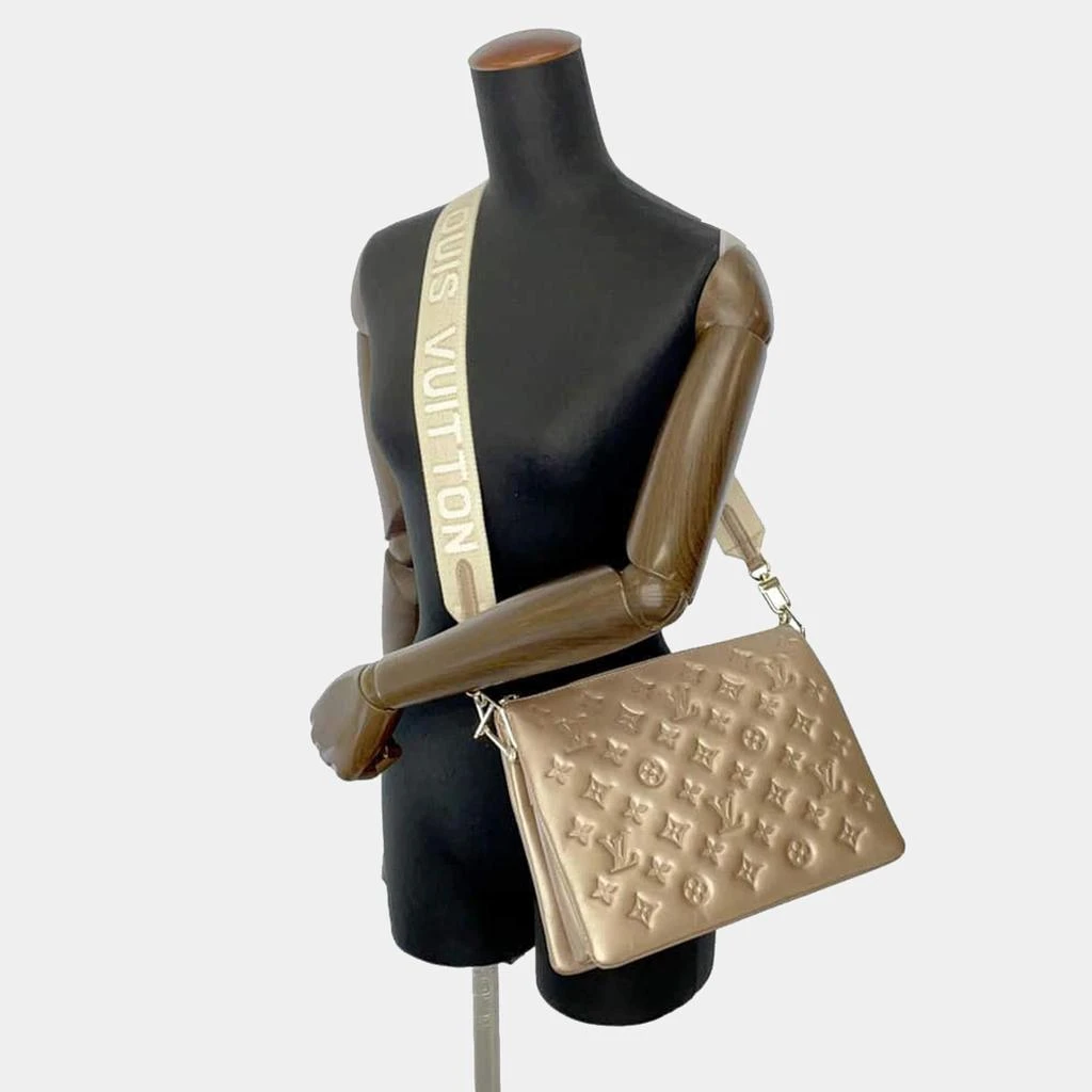 商品[二手商品] Louis Vuitton|Louis Vuitton Gold Monogram Embossed Leather Coussin PM Shoulder Bag,价格¥25307,第3张图片详细描述