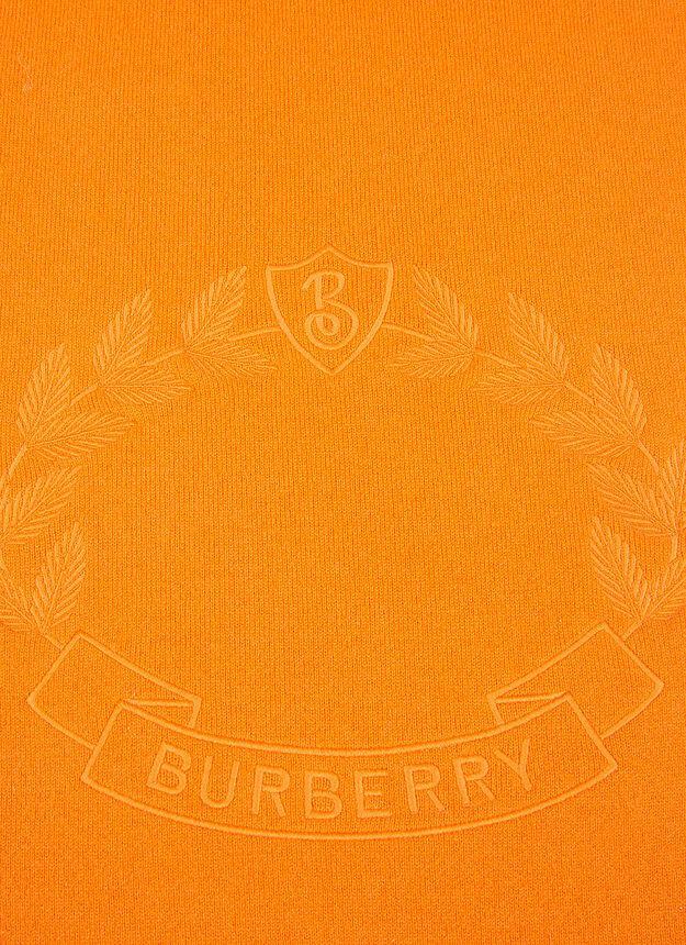 商品Burberry|Ghost Crest Scarf in Orange,价格¥3667,第5张图片详细描述