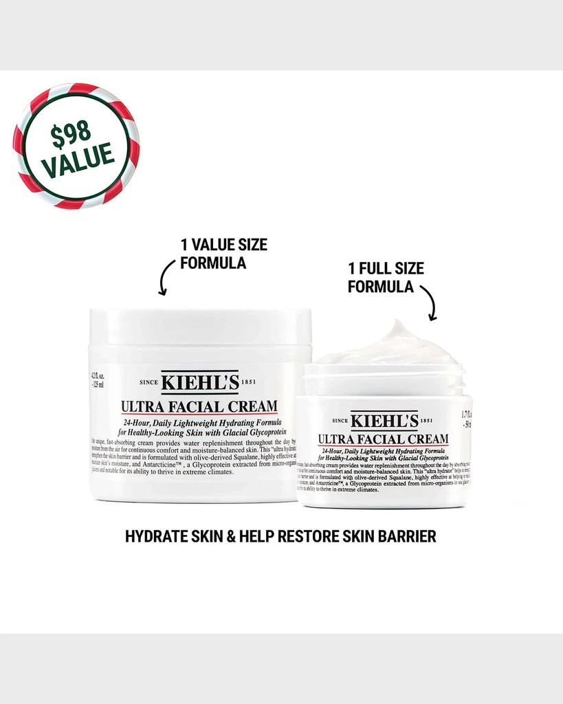 商品Kiehl's|Ultra Facial Cream Duo ($98 Value),价格¥246,第3张图片详细描述