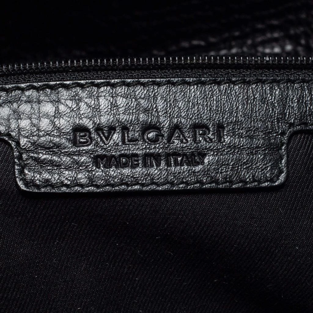 Bvlgari Black Textured Leather Leoni Shoulder Bag 商品