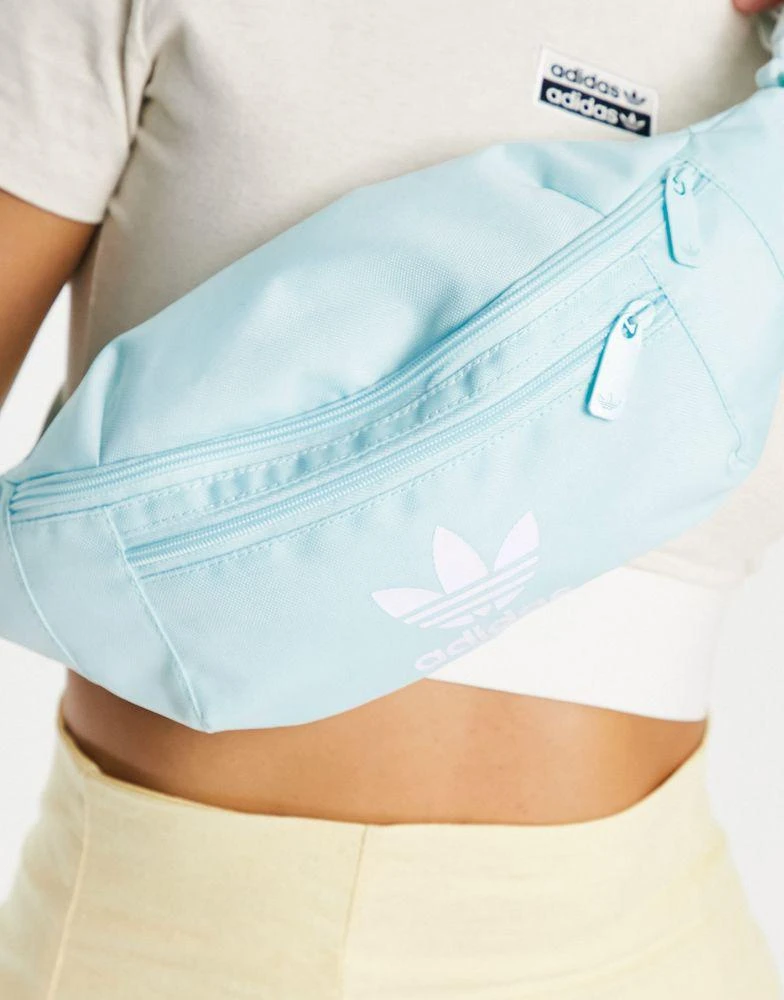 商品Adidas|adidas Originals trefoil bumbag in blue,价格¥206,第2张图片详细描述