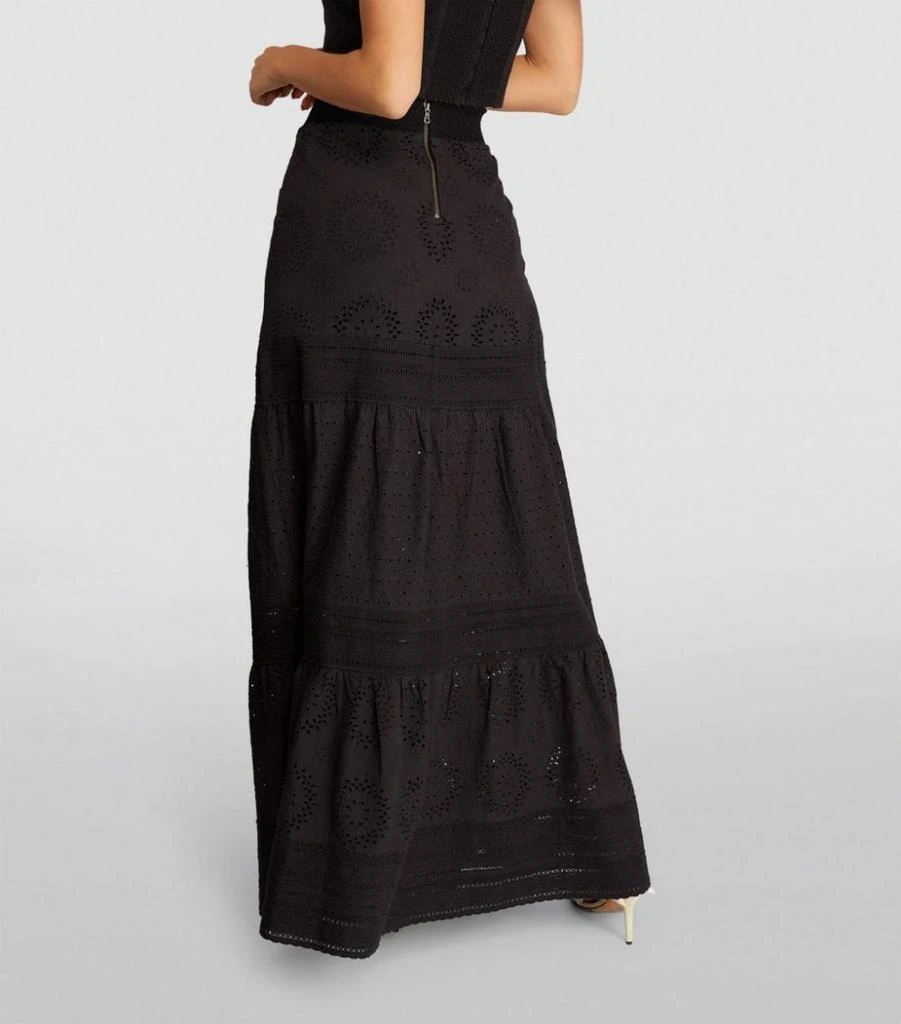 商品Alice + Olivia|Linen-Cotton Reise Maxi Skirt,价格¥2825,第4张图片详细描述