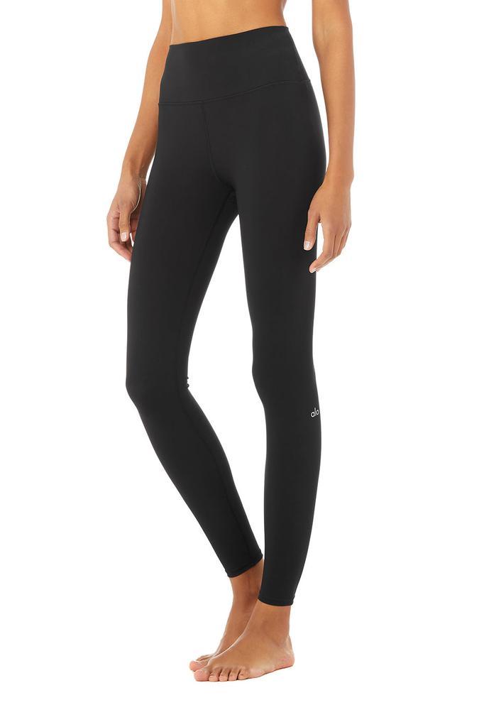 商品Alo|High-Waist Solid Vapor Legging - Black,价格¥959,第3张图片详细描述