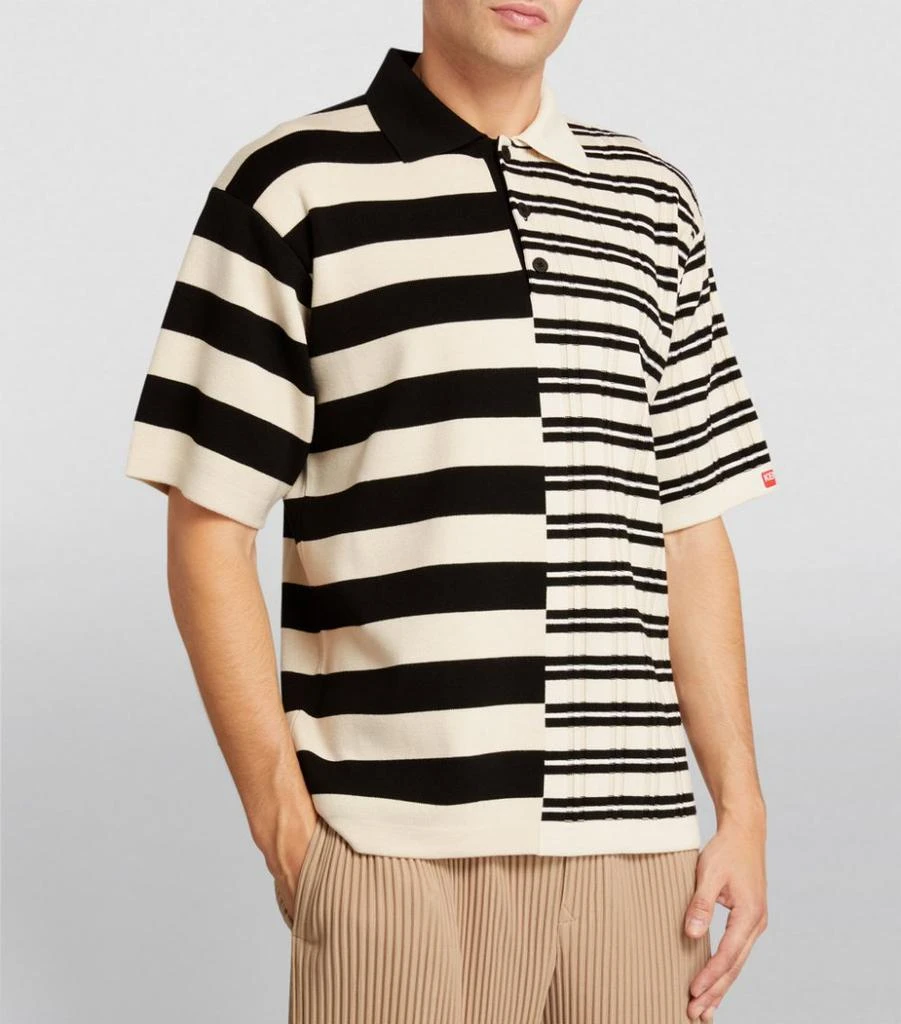 商品Kenzo|Wool-Cotton Polo Shirt,价格¥2469,第3张图片详细描述