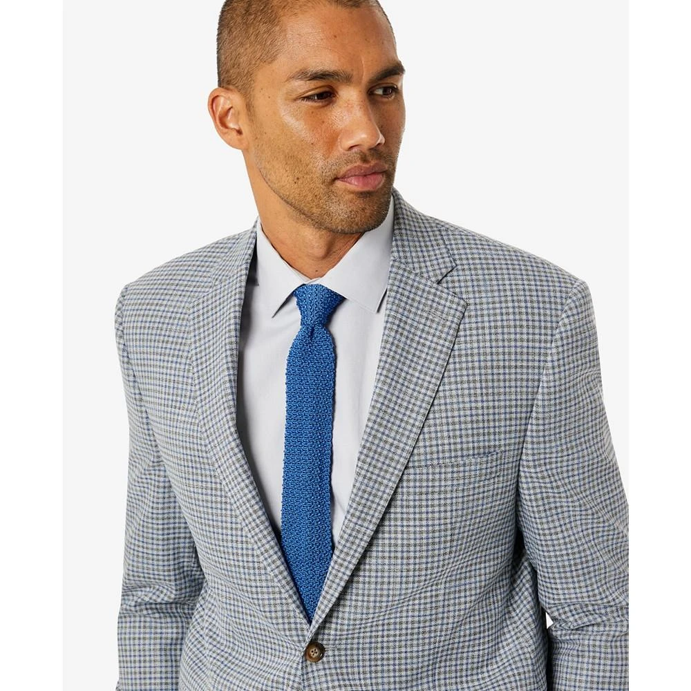 商品Ralph Lauren|Men's UltraFlex Grey & Blue Check Blazer,价格¥738,第4张图片详细描述
