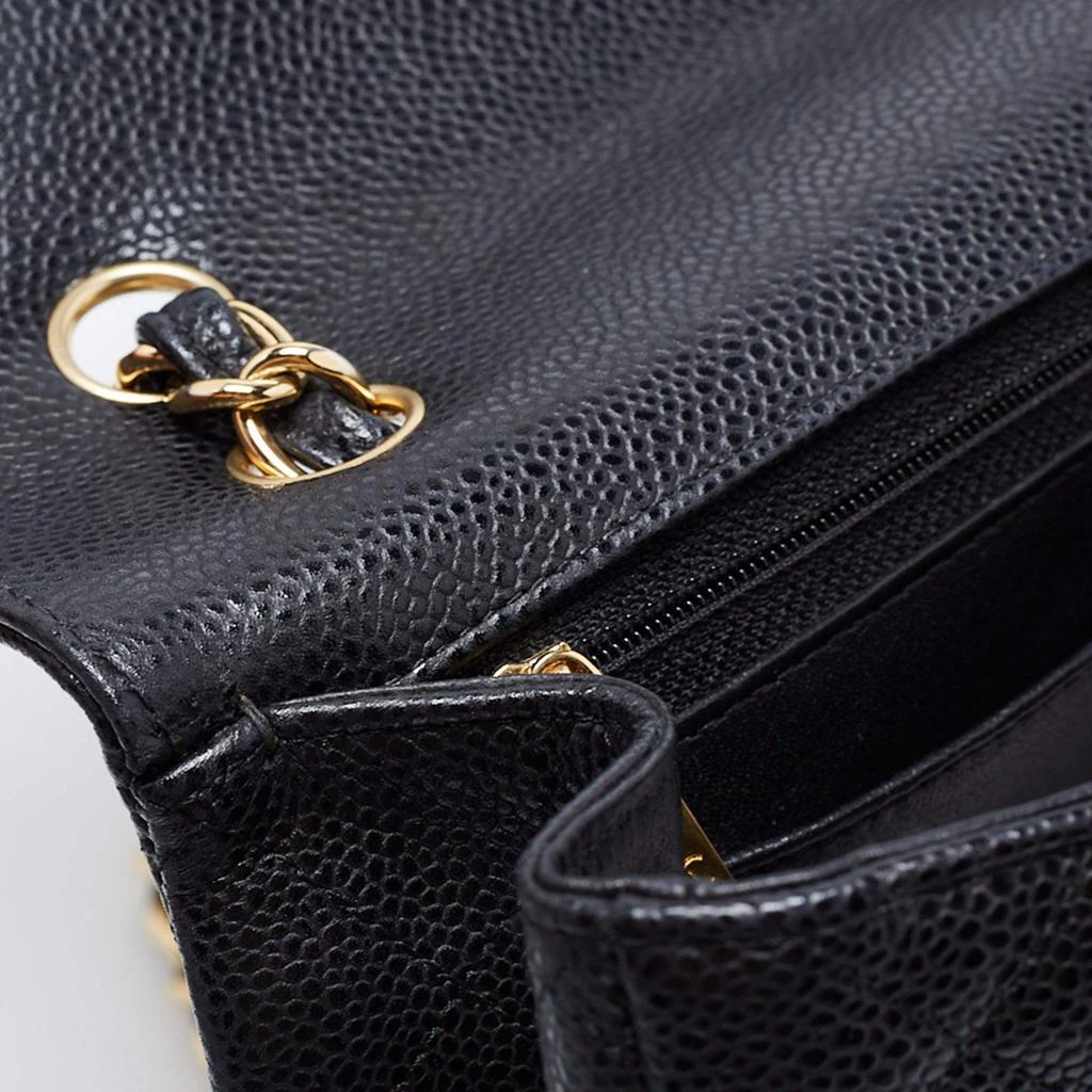 Chanel Black Quilted Caviar Leather Maxi Classic Single Flap Bag 商品