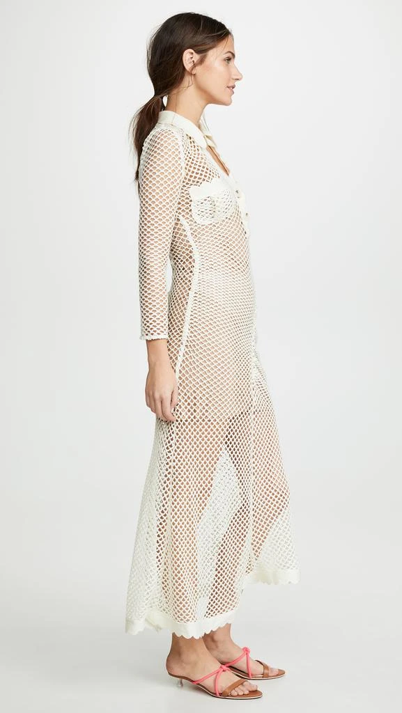 商品Self Portrait|Self Portrait Fishnet Crochet Lace Dress,价格¥970,第4张图片详细描述