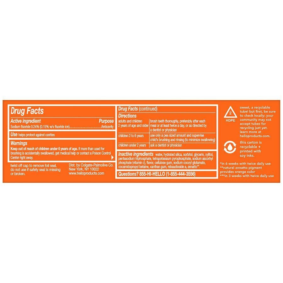 Vitamin C Whitening Toothpaste With Fluoride Peppermint 商品