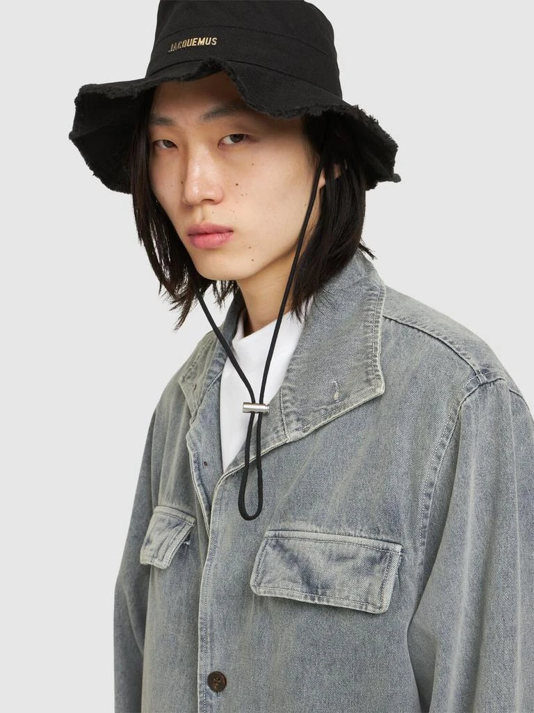 商品Jacquemus|Le Bob Artichaut Canvas Bucket Hat,价格¥1253,第1张图片详细描述