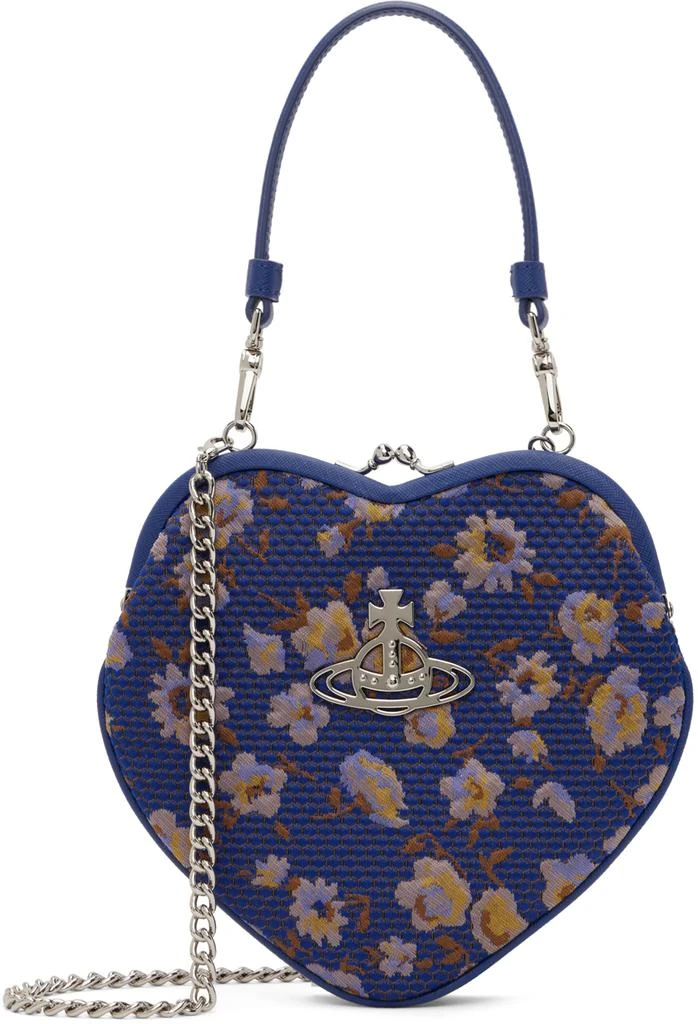 商品Vivienne Westwood|Blue Belle Heart Frame Bag,价格¥1521,第1张图片