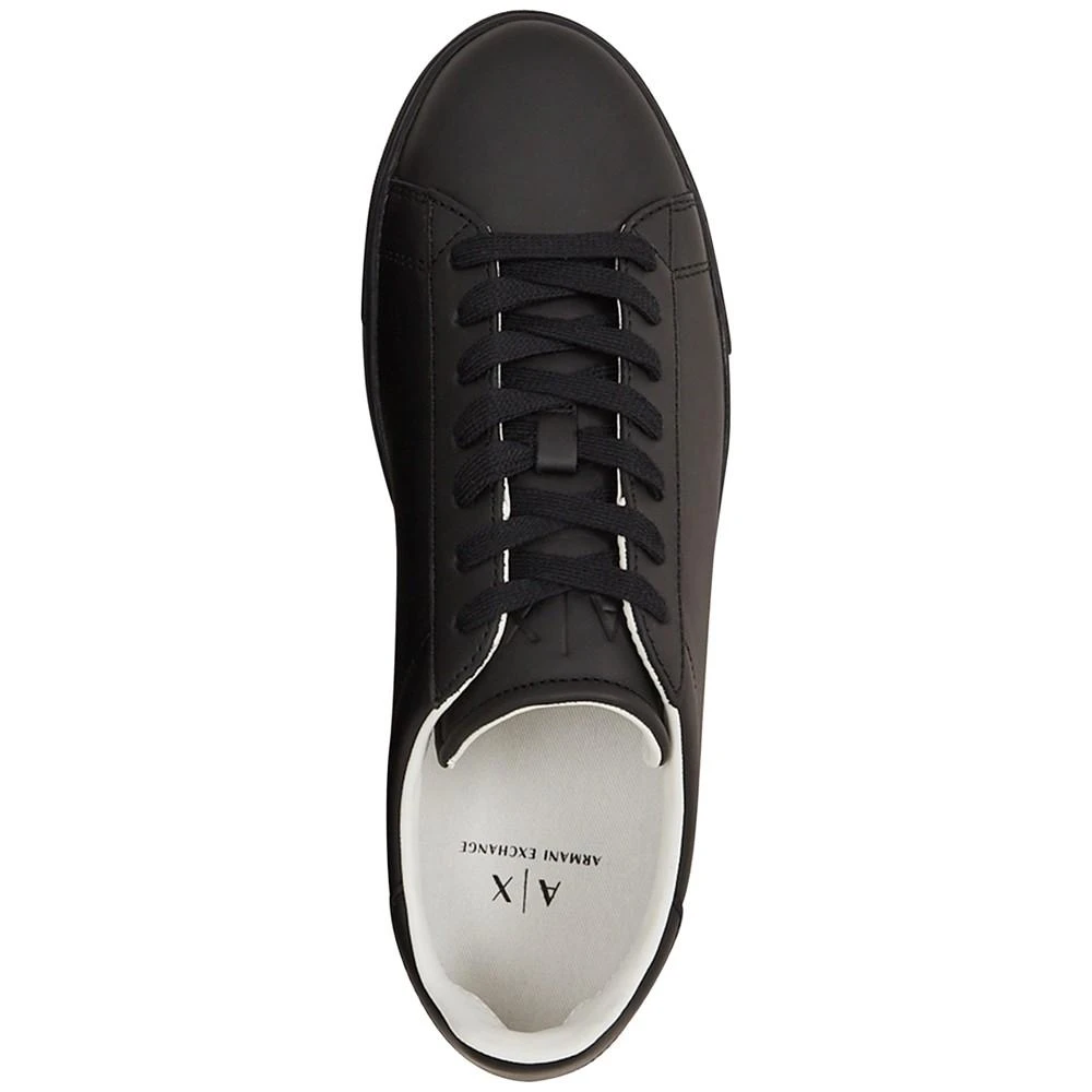 商品Armani Exchange|Men's Low Top Leather Sneaker,价格¥1041,第3张图片详细描述