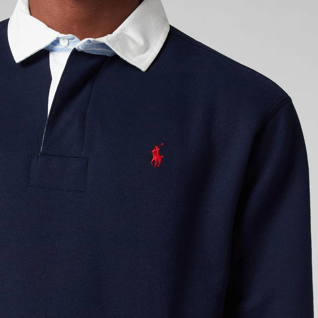 商品Ralph Lauren|Polo Ralph Lauren Men's Rl Fleece Rugby Polo Shirt - Cruise Navy,价格¥788,第4张图片详细描述